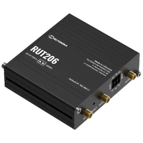 Router Teltonika RUT206 LTE Cat 4 RUT206010000 Color:black