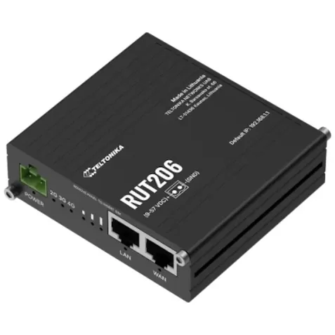 Router Teltonika RUT206 LTE Cat 4 RUT206010000 Color:black