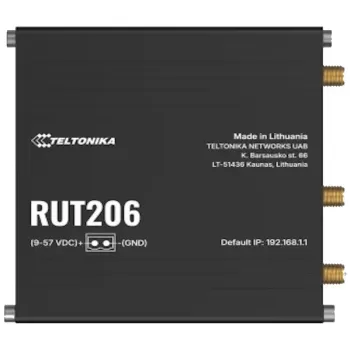נתב סלולרי תעשייתי Teltonika RUT206 LTE Cat 4 RUT206010000 צבע שחור נתב סלולרי תעשייתי Teltonika RUT206 LTE Cat 4 RUT206010000 צבע שחור