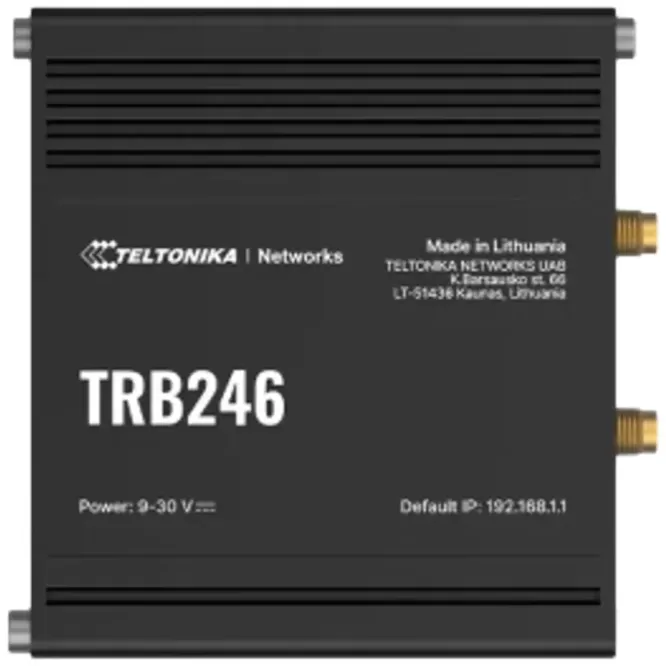 IoT Teltonika TRB246 LTE Cat 4 TRB246000600 Цвет:чёрный