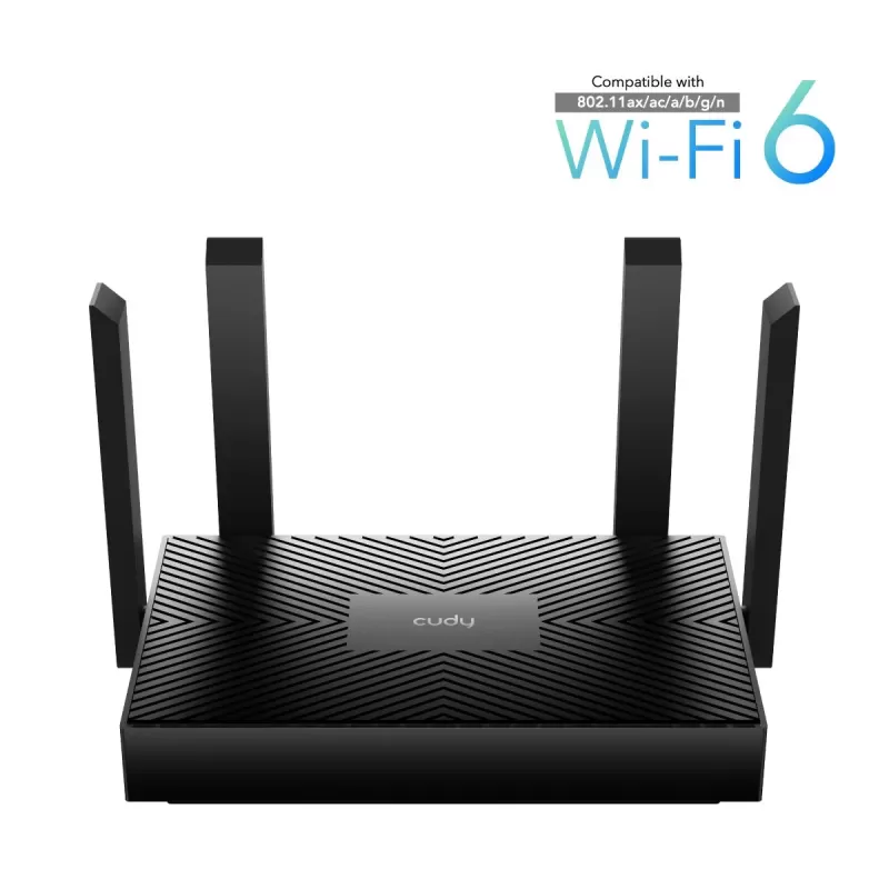 Multi-purpose router CUDY WR1500 Mesh Router/AP/Repeater WIFI6 GB LAN AX1500 Color:black