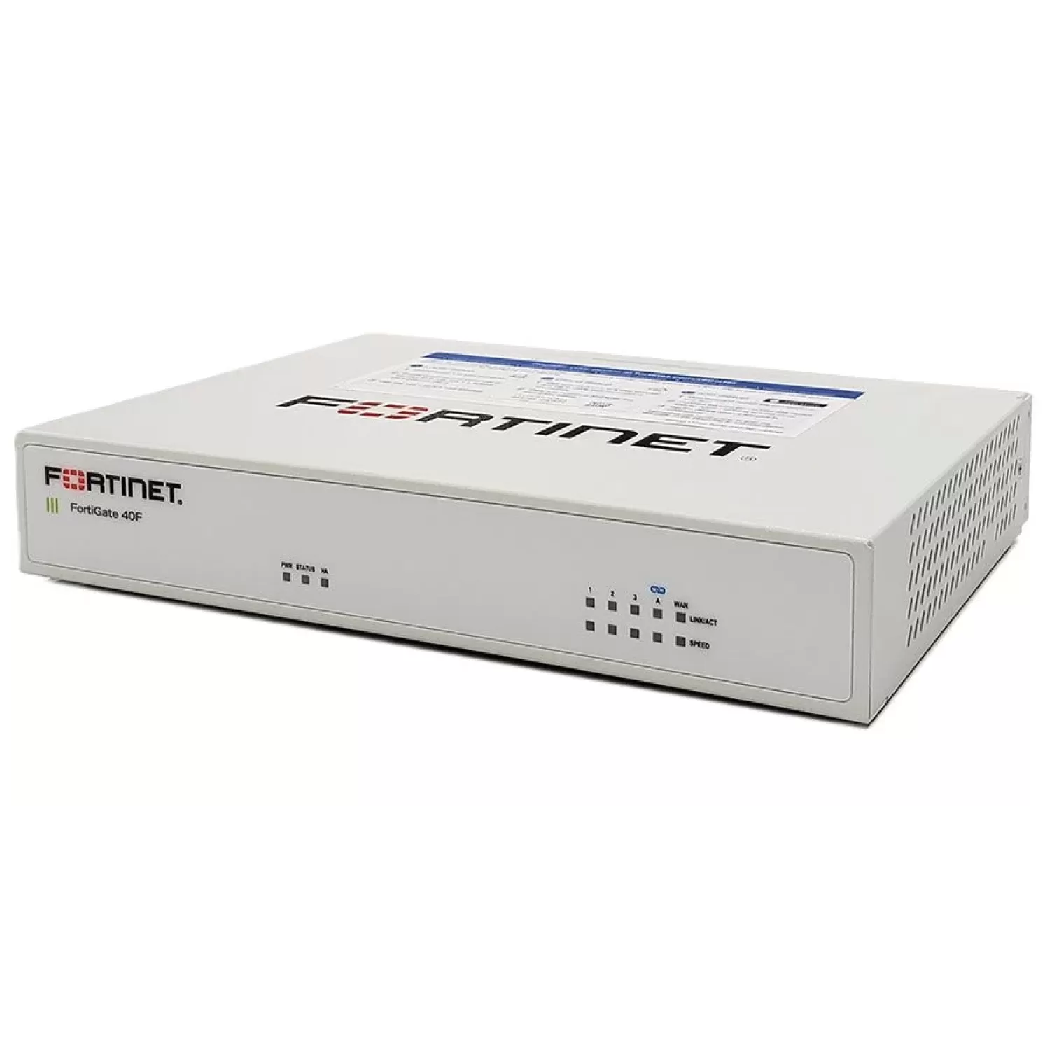 Secure router FORTINET Secure Router Fortinet Fortigate 40F Router Firewall 1XWAN 4X RJ45 FG-40F Color:white