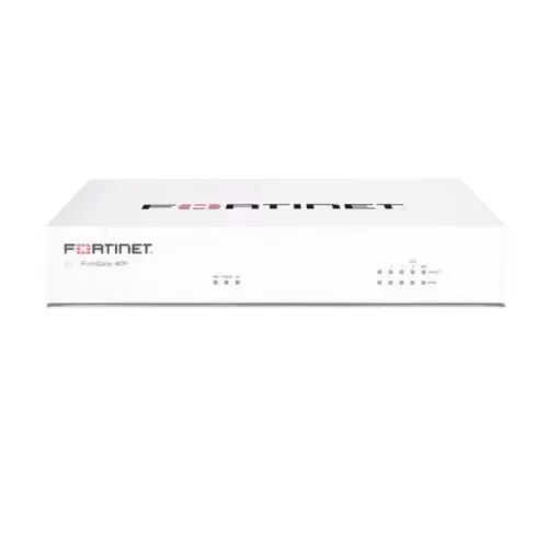 נתב מאובטח FORTINET Secure Router Fortinet Fortigate 40F Router Firewall 1XWAN 4X RJ45 FG-40F צבע לבן
