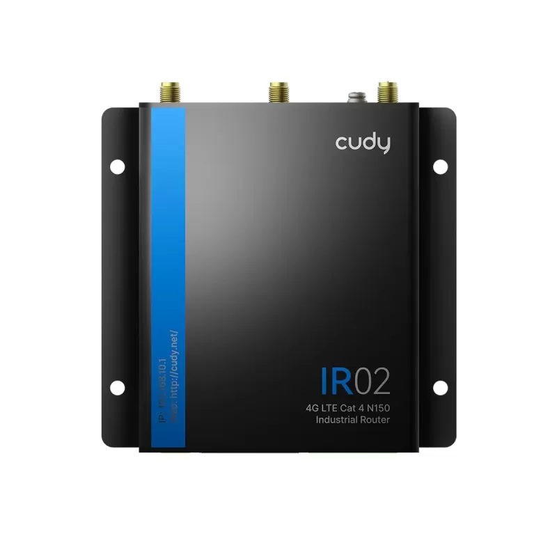 Router CUDY IR02 4G LTE Cat 4 N150 Industrial Wi-Fi Router IR02_EU