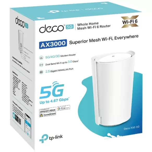 Router TP-Link Deco X50-5G AX3000 Mesh Deco X50-5G