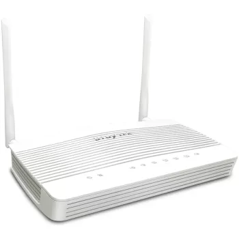 ראוטר סיב Dual-WAN עם Wi-Fi 6 DrayTek Vigor2136Fax V2136FAX צבע לבן