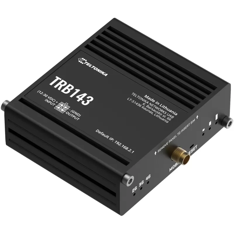Teltonika TRB143 M-Bus LTE Cat 4 TRB143000000 Color:black