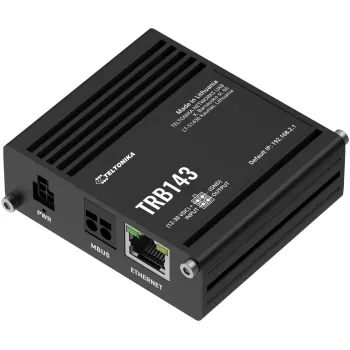 גייטוויי סלולרי תעשייתי Teltonika TRB143 M-Bus LTE Cat 4 TRB143000000 צבע שחור
