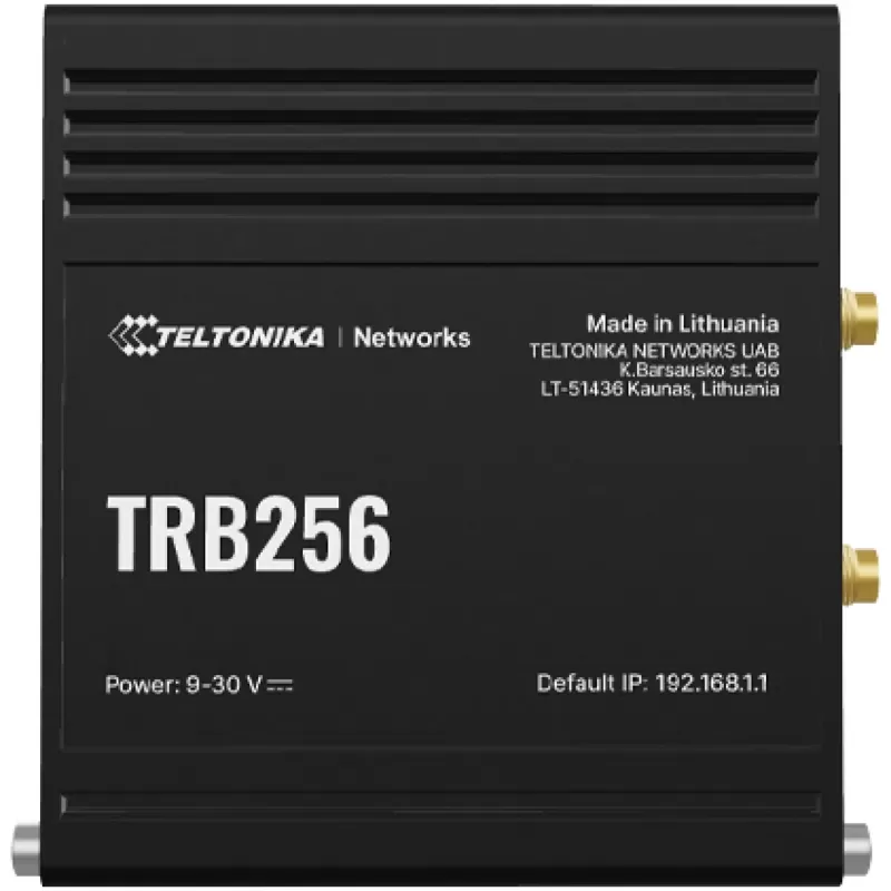 IoT Teltonika TRB256 LTE Cat M1/NB-IoT TRB256000400 Color:black IoT Teltonika TRB256 LTE Cat M1/NB-IoT TRB256000400 Color:black