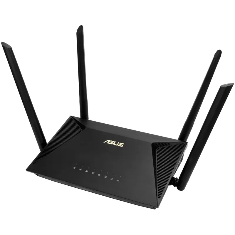 ראוטר Asus RT-AX53U AX1800 WiFi 6 90IG06P0-MO3510 צבע שחור