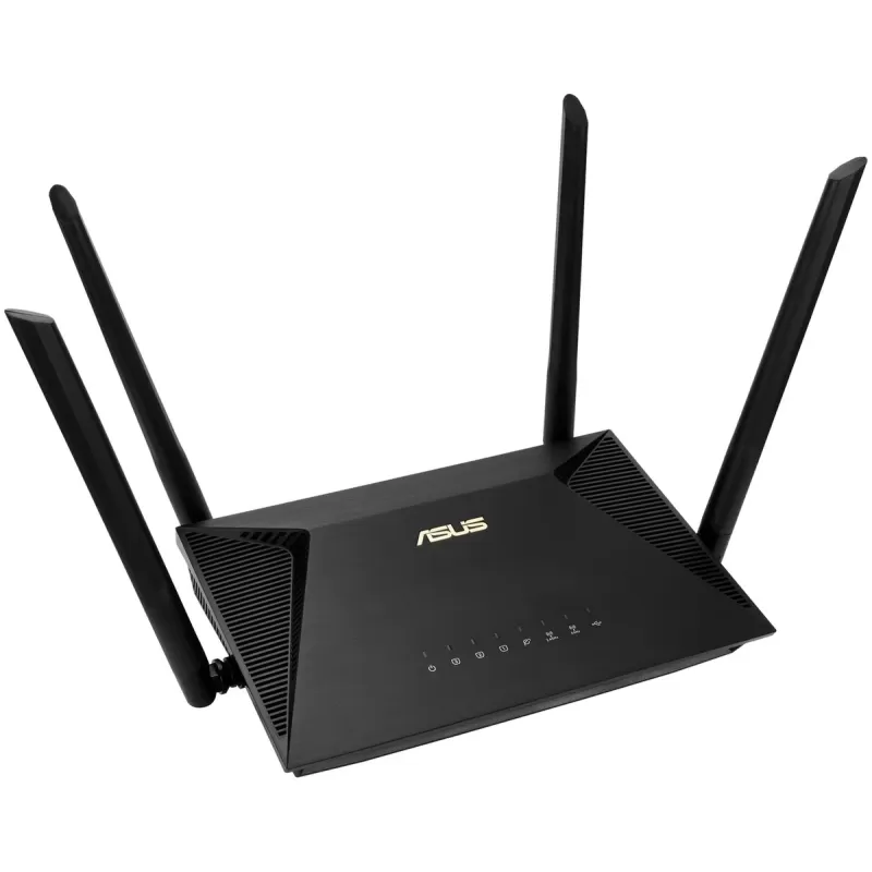 ראוטר Asus RT-AX53U AX1800 WiFi 6 90IG06P0-MO3510 צבע שחור