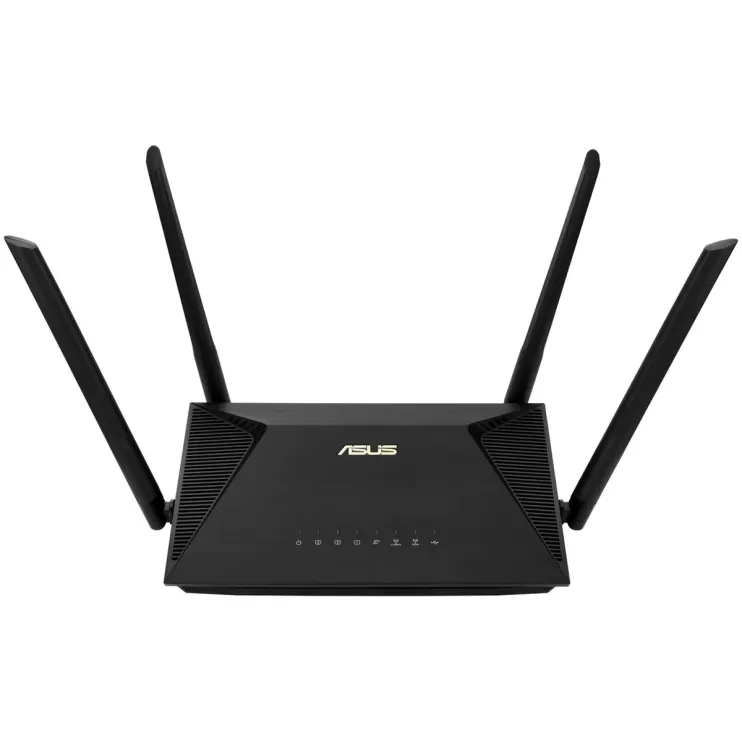 ראוטר Asus RT-AX53U AX1800 WiFi 6 90IG06P0-MO3510 צבע שחור