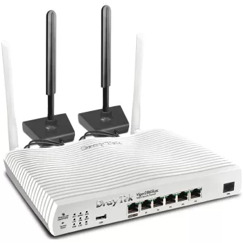 ראוטר VDSL2 ו-4G עם Wi-Fi DrayTek Vigor2865Lac V2865LAC צבע לבן ראוטר VDSL2 ו-4G עם Wi-Fi DrayTek Vigor2865Lac V2865LAC צבע לבן