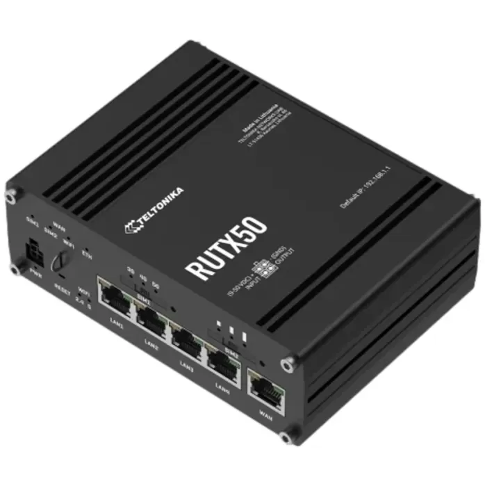 Router Teltonika RUTX50 5G RUTX50 Color:black Router Teltonika RUTX50 5G RUTX50 Color:black