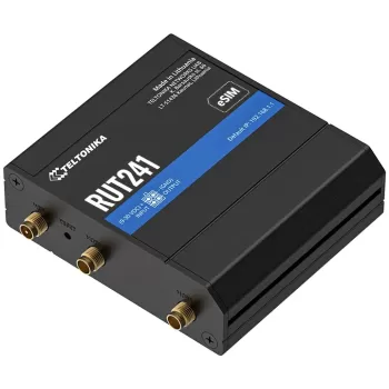 נתב סלולרי תעשייתי Teltonika RUT241 Global LTE Cat 4 RUT2410300G0 צבע שחור