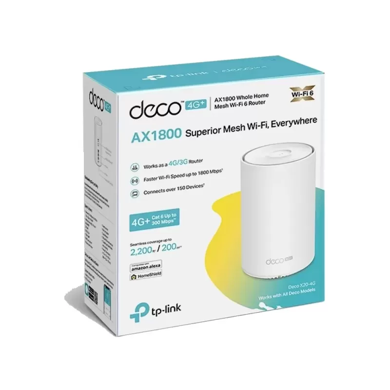Router TP-Link Deco X20-4G AX1800 WiFi 6 X20-4G
