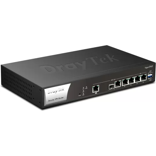 ראוטר VPN עסקי DrayTek Vigor2962 V2962 צבע שחור ראוטר VPN עסקי DrayTek Vigor2962 V2962 צבע שחור