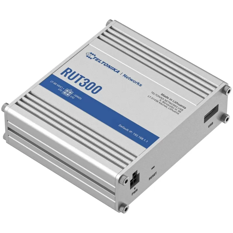 Маршрутизатор Teltonika RUT300 Цвет:серебряный Маршрутизатор Teltonika RUT300 Цвет:серебряный