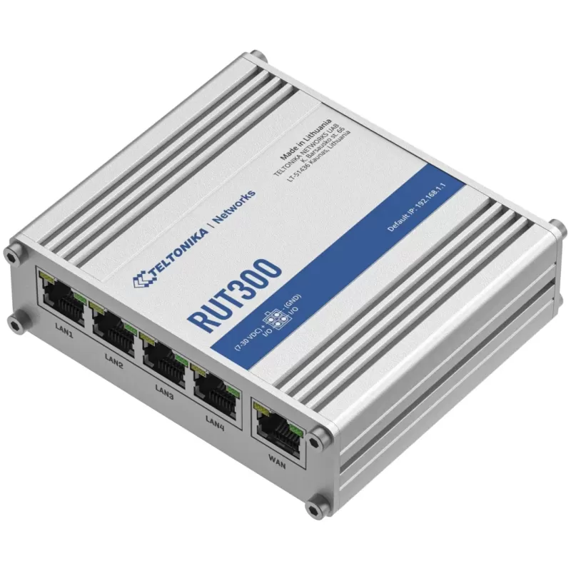 Маршрутизатор Teltonika RUT300 Цвет:серебряный Маршрутизатор Teltonika RUT300 Цвет:серебряный