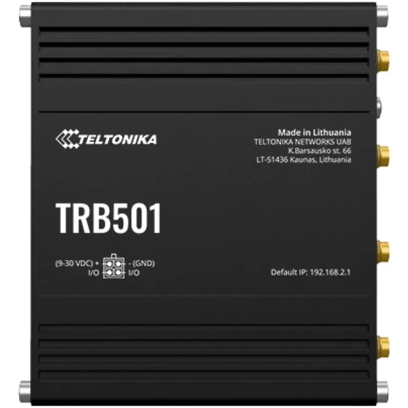 Teltonika TRB501 5G eSIM TRB5011A0000 Color:black Teltonika TRB501 5G eSIM TRB5011A0000 Color:black