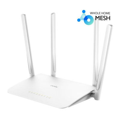 נתב CUDY AC1200 Gigabit Wi-Fi Mesh Router, Model: WR1300 WR1300-IL צבע לבן נתב CUDY AC1200 Gigabit Wi-Fi Mesh Router, Model: WR1300 WR1300-IL צבע לבן