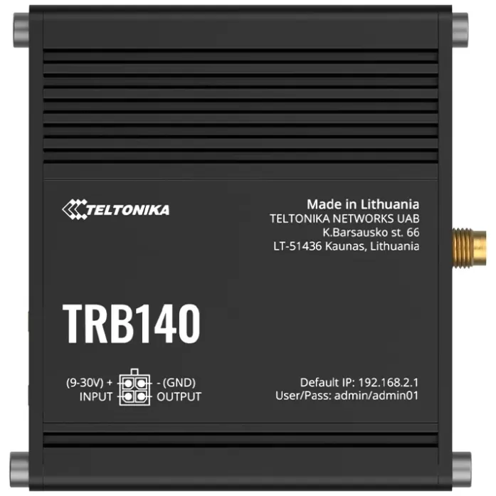 Маршрутизатор Teltonika TRB140 Цвет:чёрный