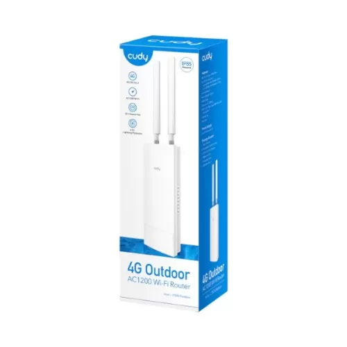 Rugged wireless router with cellular modem CUDY LT500 OUTDOOR 4G LTE LT500-Outdoor-il Color:white