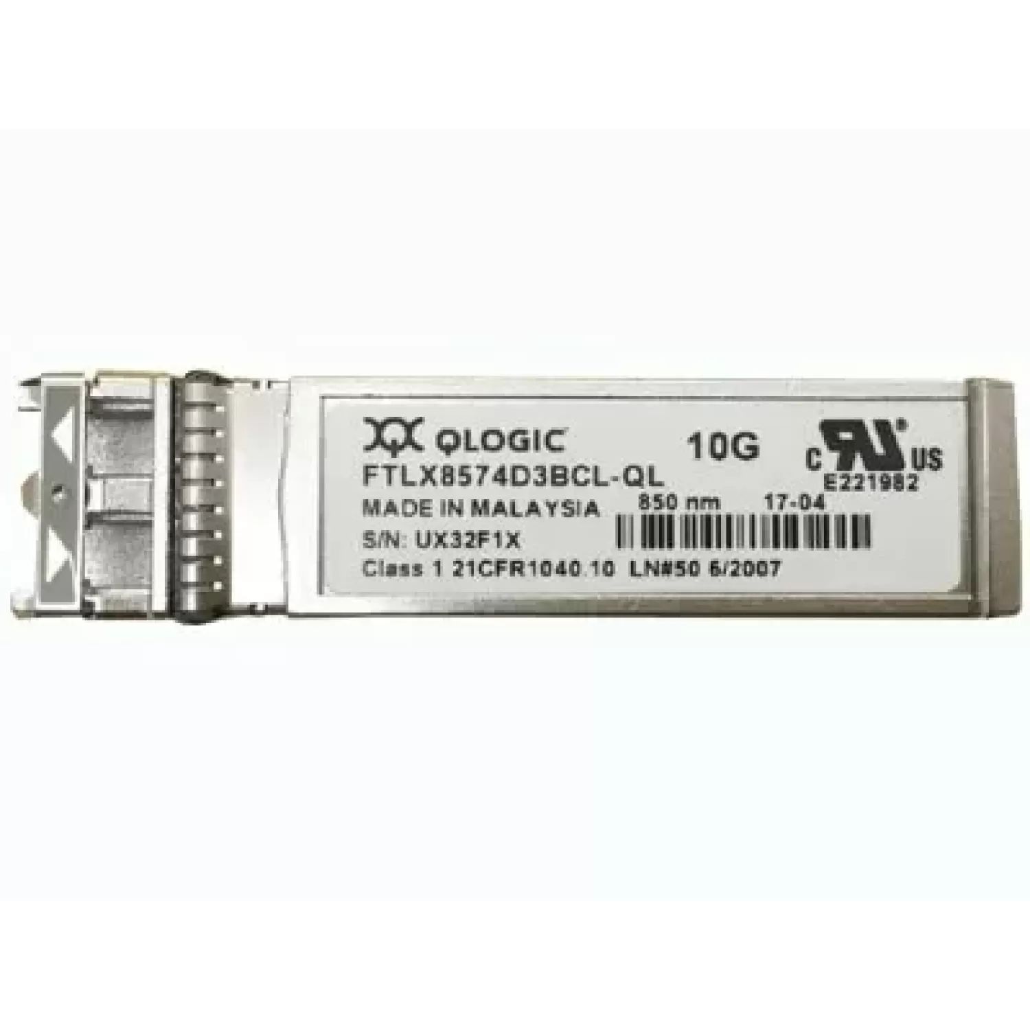 SFP module QLogic SFP-10G-SR 850nm Multimode SFP+ FTLX8574D3BCL