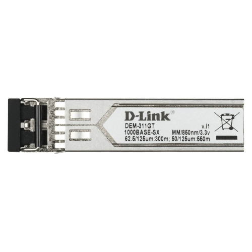 D-Link GBIC SX Multi-mode Fiber Transceiver (up to 550m, support 3.3V power)