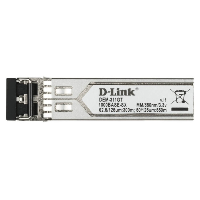 D-Link GBIC SX Multi-mode Fiber Transceiver (up to 550m, support 3.3V power)