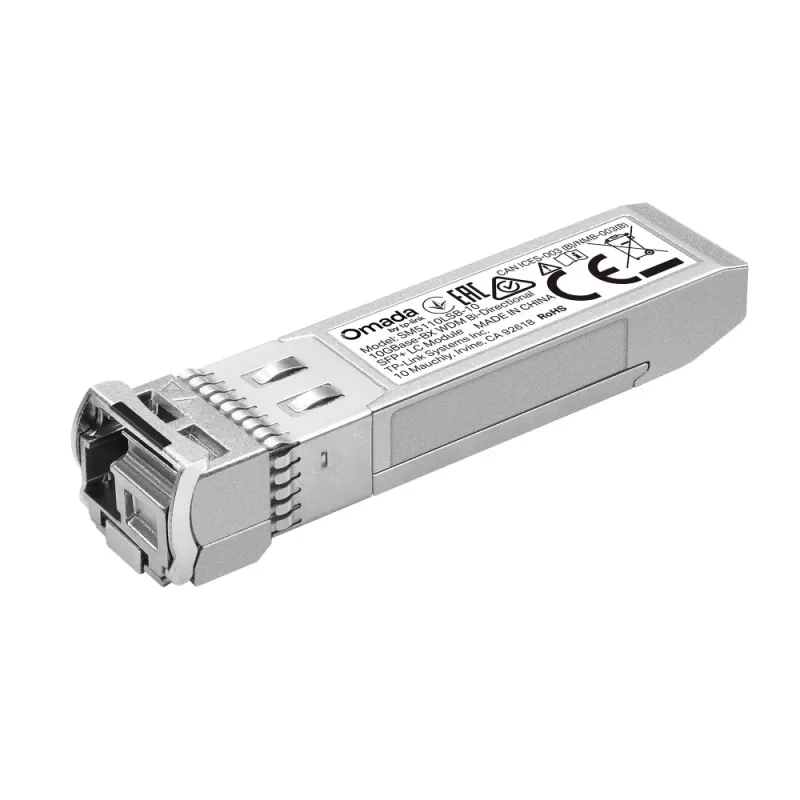 Модуль SFP+ Omada SM5110LSB-10 10G BiDi 10km SM5110LSB-10 Цвет:серебряный