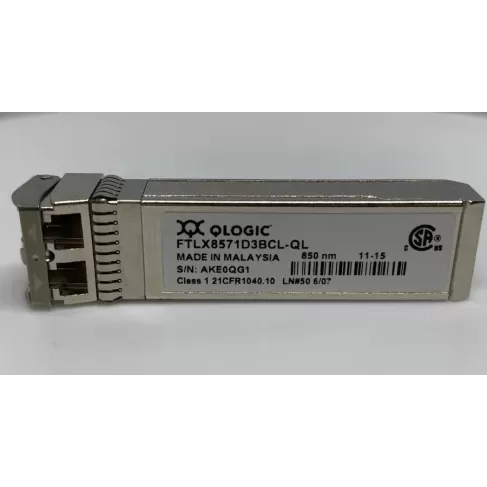 מודול SFP QLogic 10Gb/s 850nm Multimode 300m SFP+ FTLX8571D3BCL-QL