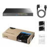 מתג CUDY GS1018PS2 16-GbE PoE Switch with 2 Uplink GbE GS1018PS2
