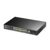 מתג CUDY GS1018PS2 16-GbE PoE Switch with 2 Uplink GbE GS1018PS2