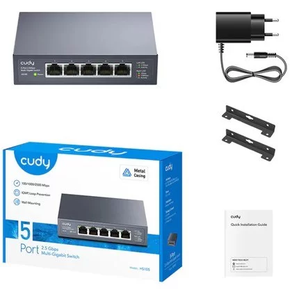 Коммутатор CUDY HS105 HS105-IL Коммутатор CUDY HS105 HS105-IL