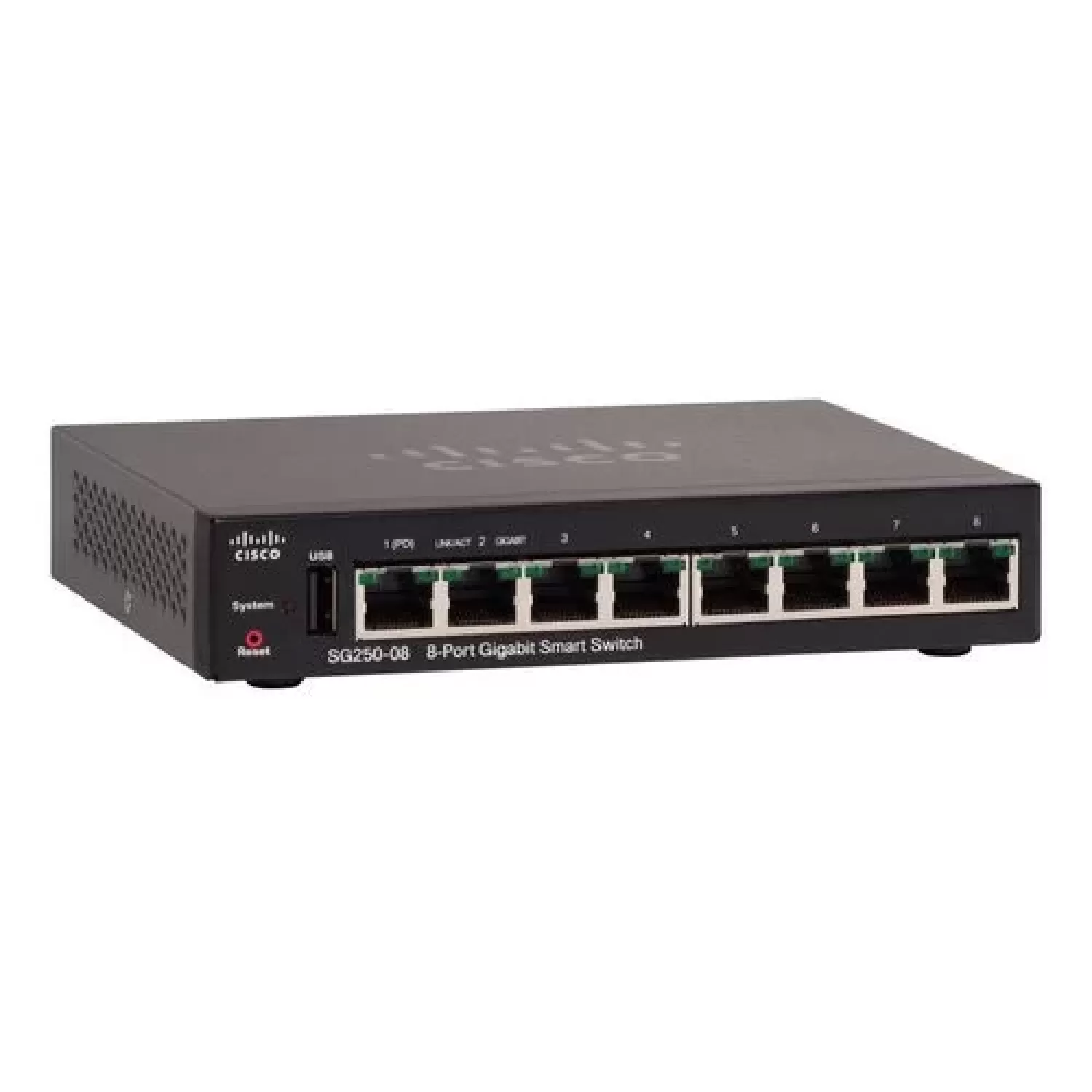 Управляемый Коммутатор Cisco SG250-08-K9-EU