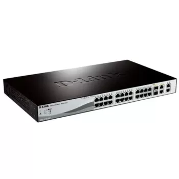 מתג PoE מנוהל עם 24 פורטים D-Link DGS-1210-28P/F1A