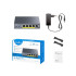 מתג לא מנוהל CUDY GS105P 5-Ports Gigabit Unmanaged POE Switch GS105P-IL צבע שחור
