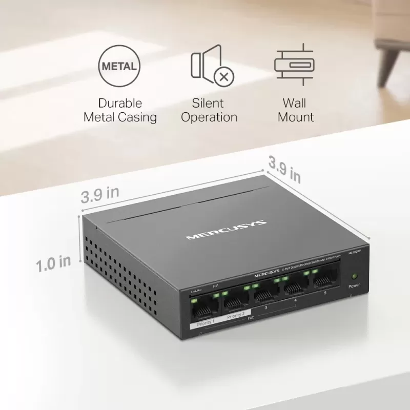 Switch MERCUSYS MS105GP 5-P Gigabit MS105GP