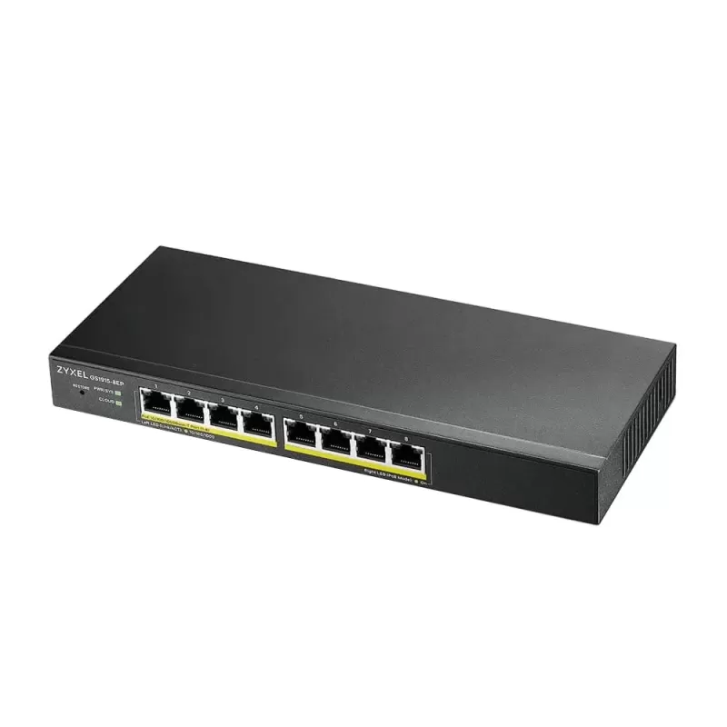 מתג Zyxel 8 GS1915-8EP GS1915-8EP