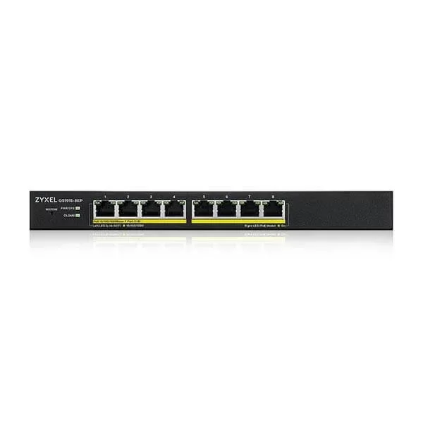 מתג Zyxel 8 GS1915-8EP GS1915-8EP