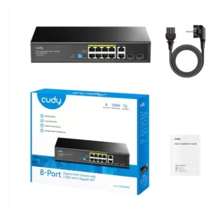 Коммутатор CUDY GS1010PS2