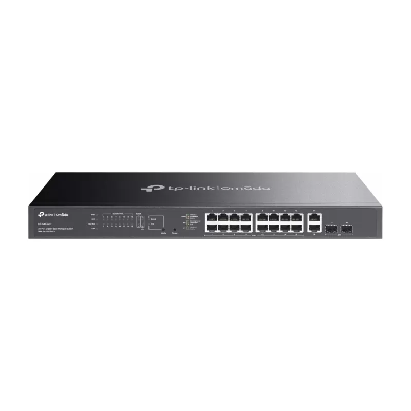 Switch PoE Omada ES220GMP 20-Port Gigabit Easy Managed 16x PoE+ ES220GMP Color:black