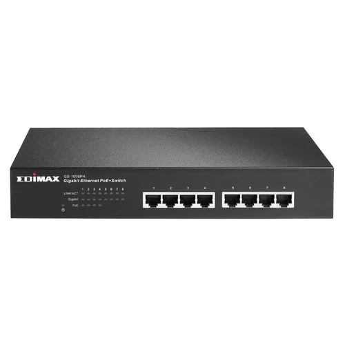 מתג PoE EDIMAX GS-1008PH