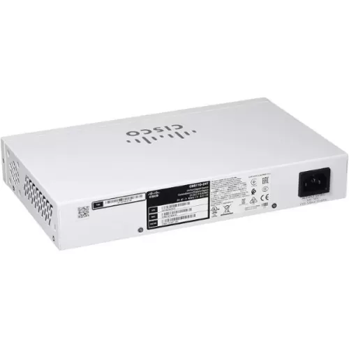 מתג לא מנוהל Cisco 24 PORT 1GB Unmanaged Internal PSU CBS110-24T-EU צבע לבן
