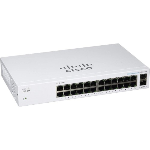 Unmanaged switch Cisco 24 PORT 1GB Unmanaged Internal PSU CBS110-24T-EU