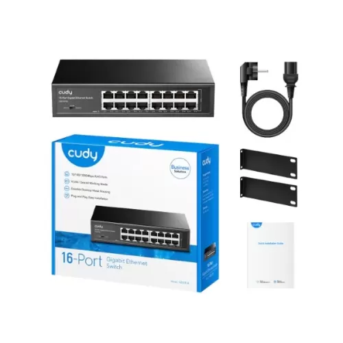 מתג CUDY GS1016 16 Port Gigabut Ethernet Switch GS1016-IL 3.0