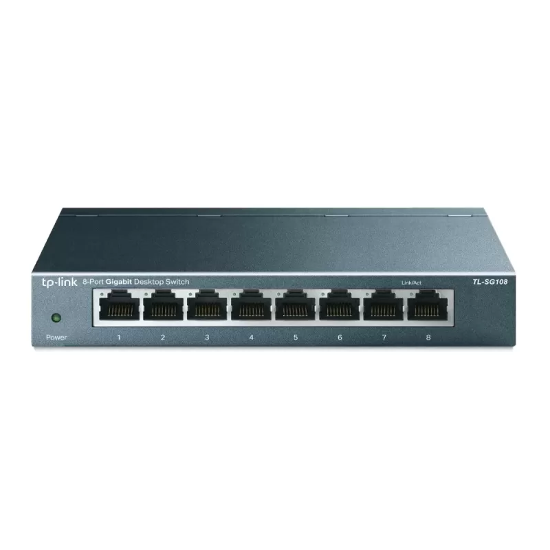 Switch TP-Link 8 SG108 Gigabit SG108 Color:black Switch TP-Link 8 SG108 Gigabit SG108 Color:black