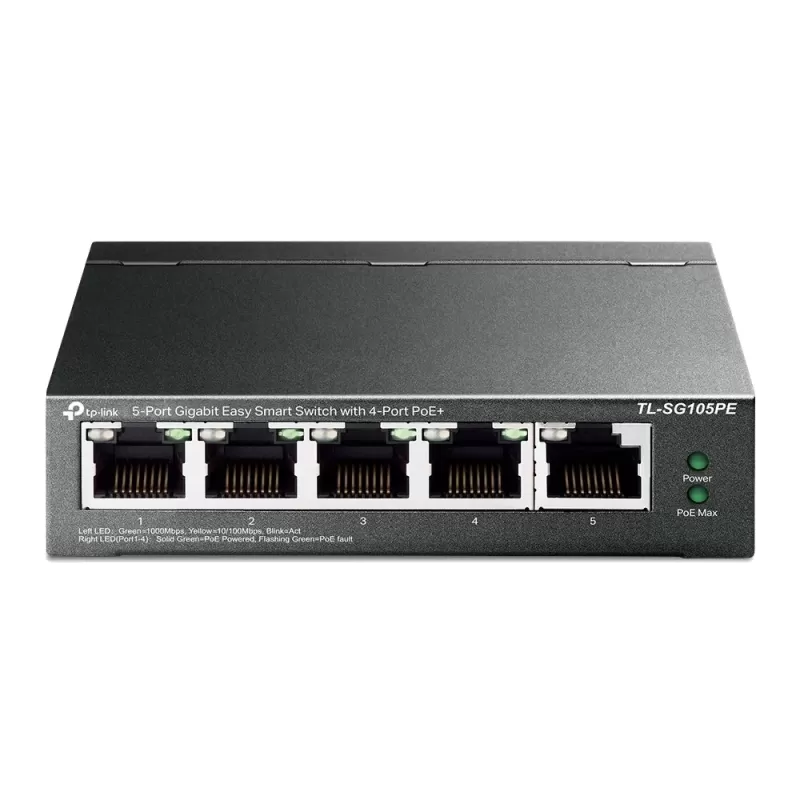 Switch TP-Link TL-SG105PE 5-Port Gigabit Switch SG105PE Switch TP-Link TL-SG105PE 5-Port Gigabit Switch SG105PE