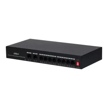Switch PoE DAHUA PFS3010-8ET-65 DH-PFS3010-8ET-65 Color:black